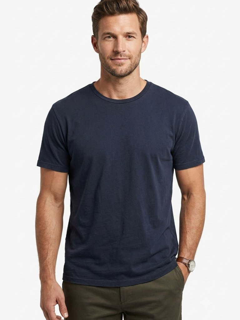 George Men’s Short Sleeve Tee Navy Blue Size 2xl